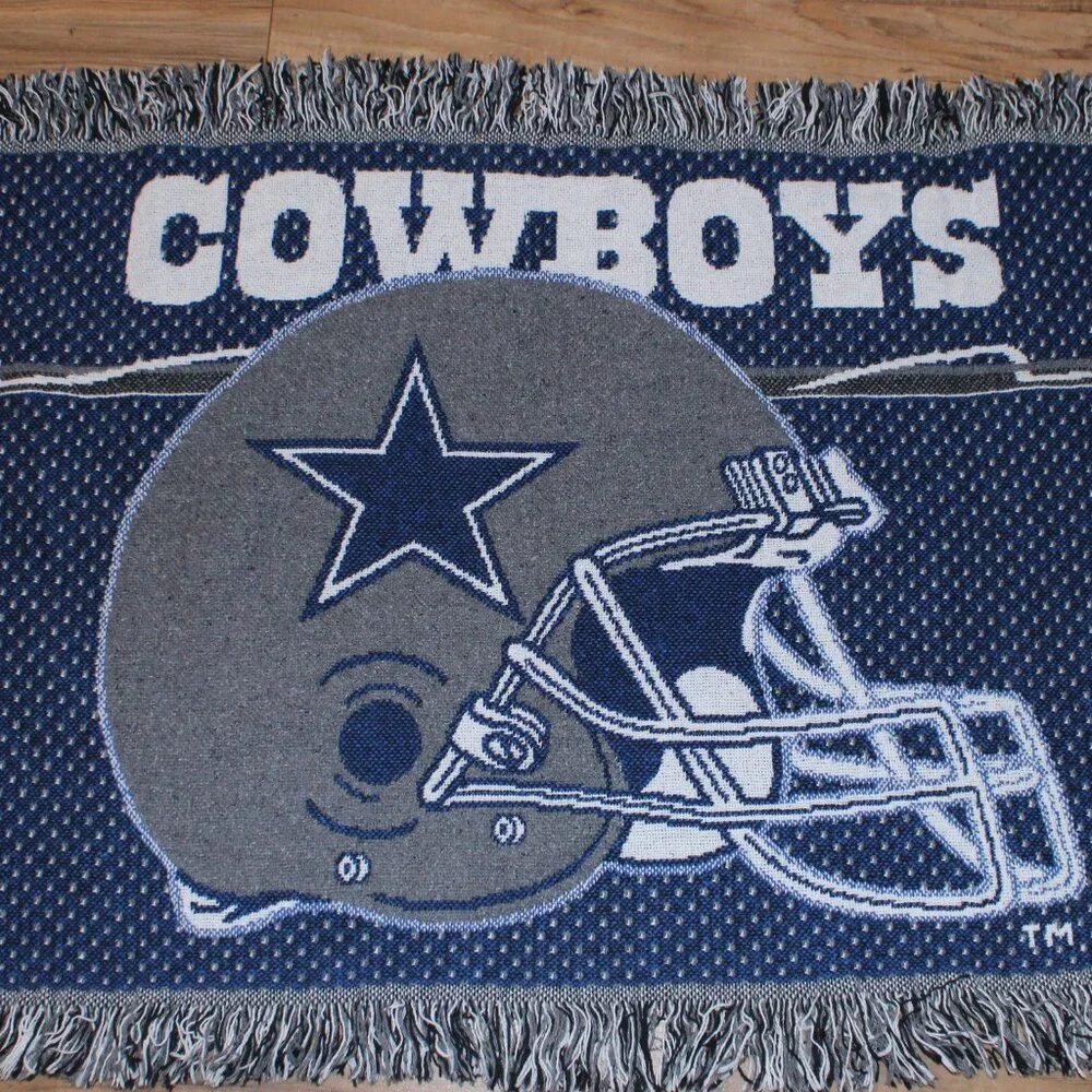 Vintage Dallas Cowboys Wall Hanging Rug NFL 